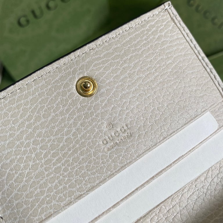 Gucci GG Marmont Card Case Wallet White - 3