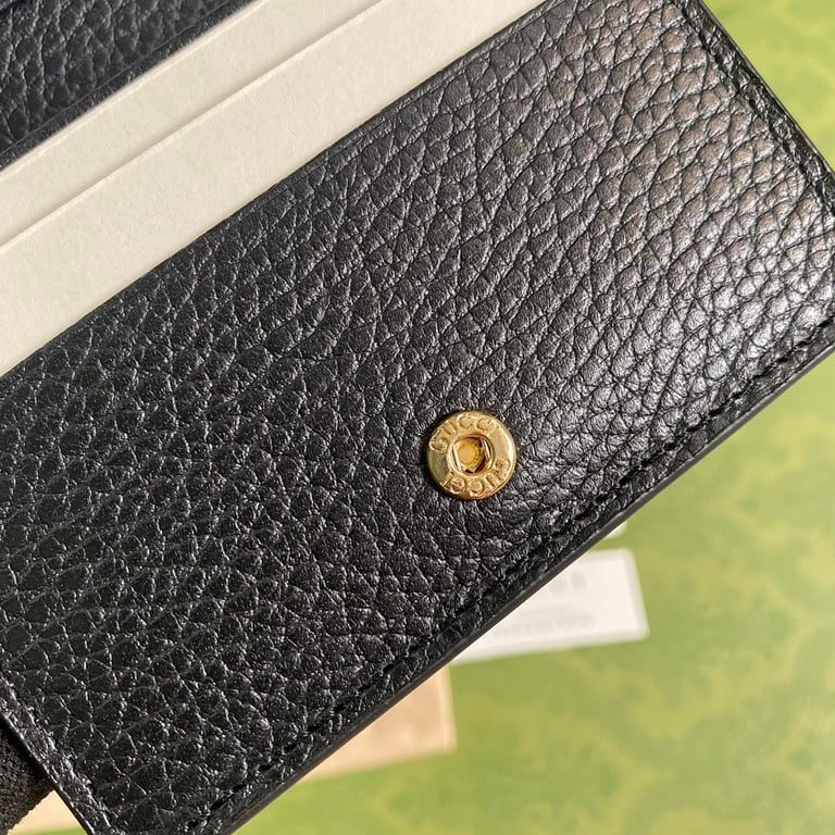 Gucci GG Marmont Card Case Wallet Black - 4