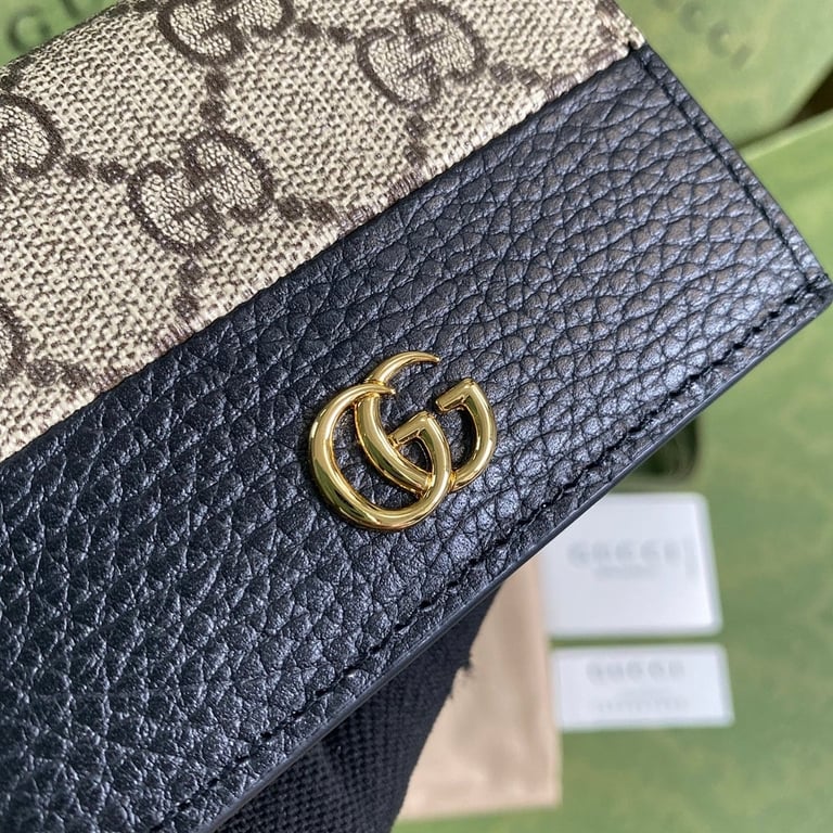 Gucci GG Marmont Card Case Wallet Black - 6