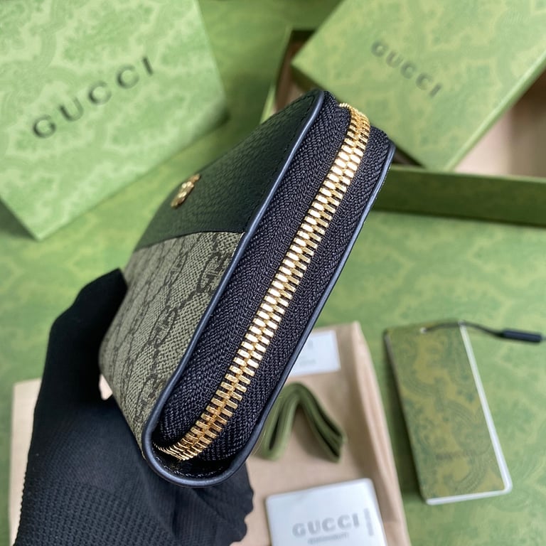 Gucci GG Marmont Zip Around Wallet Black - 6