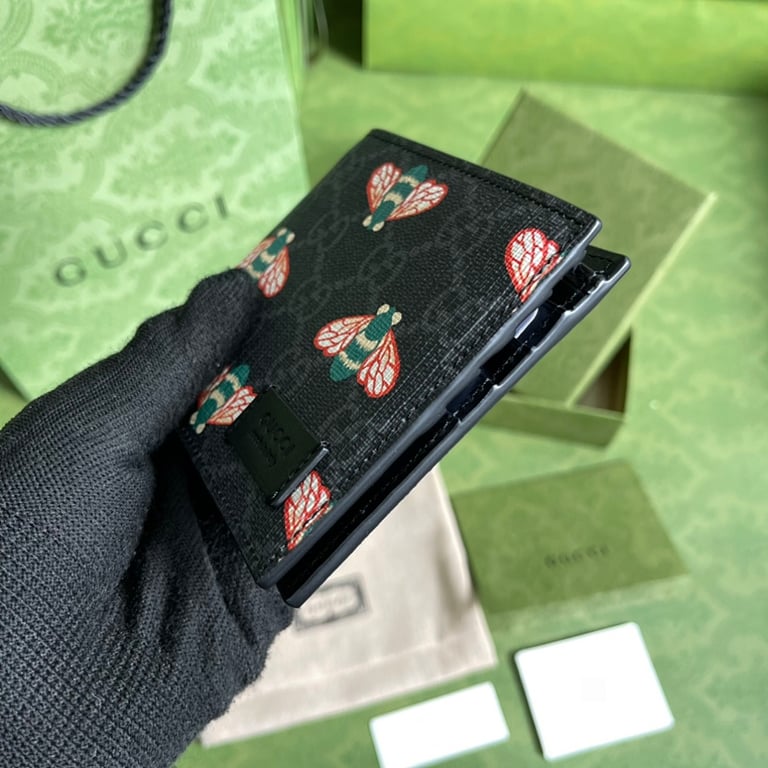 Gucci GG Supreme Bee Print Wallet 451268 - 4