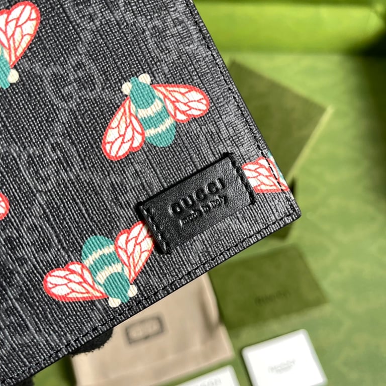 Gucci GG Supreme Bee Print Wallet 451268 - 6