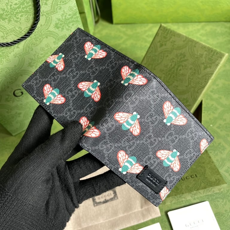 Gucci GG Supreme Bee Print Wallet 451268 - 7