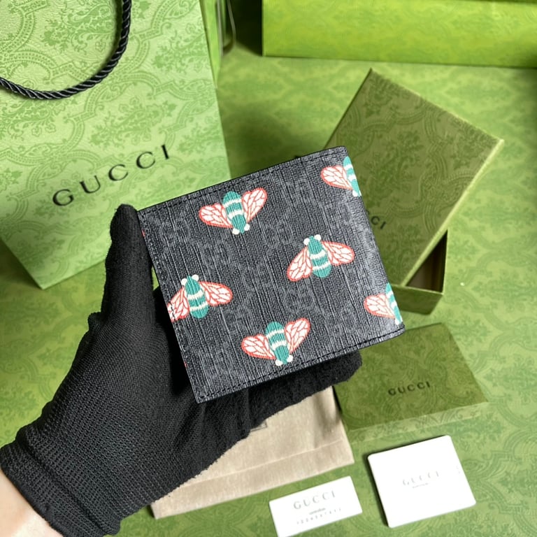 Gucci GG Supreme Bee Print Wallet 451268 - 9