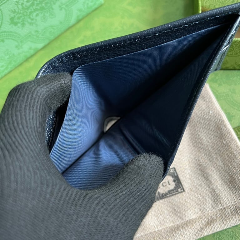 Gucci Ophidia GG Bifold Wallet Blue - 2