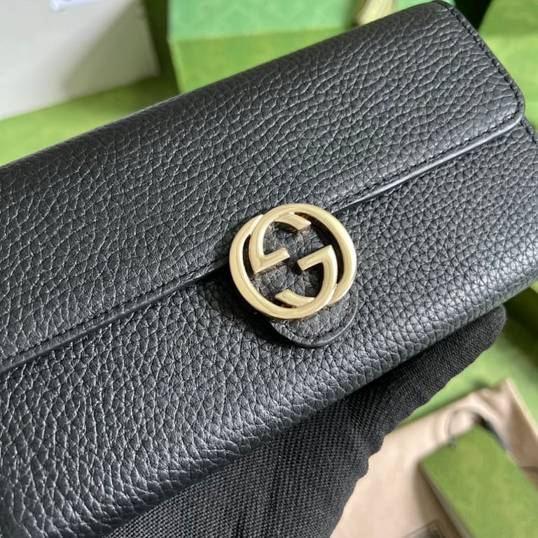 Gucci Interlocking G Continental Wallet Black - 6