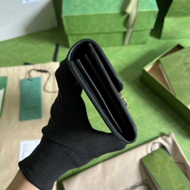 Gucci Interlocking G Continental Wallet Black - 7