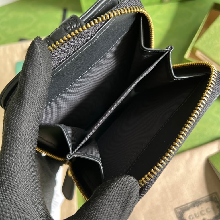 Gucci Microguccissima Wallet 449395 Black - 2