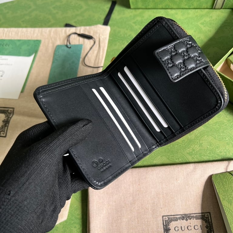 Gucci Microguccissima Wallet 449395 Black - 4
