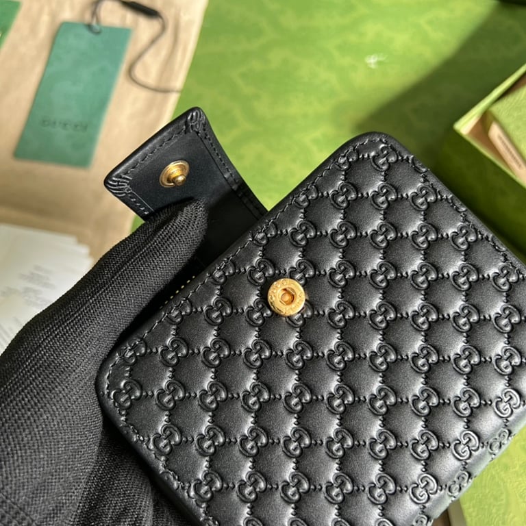 Gucci Microguccissima Wallet 449395 Black - 5