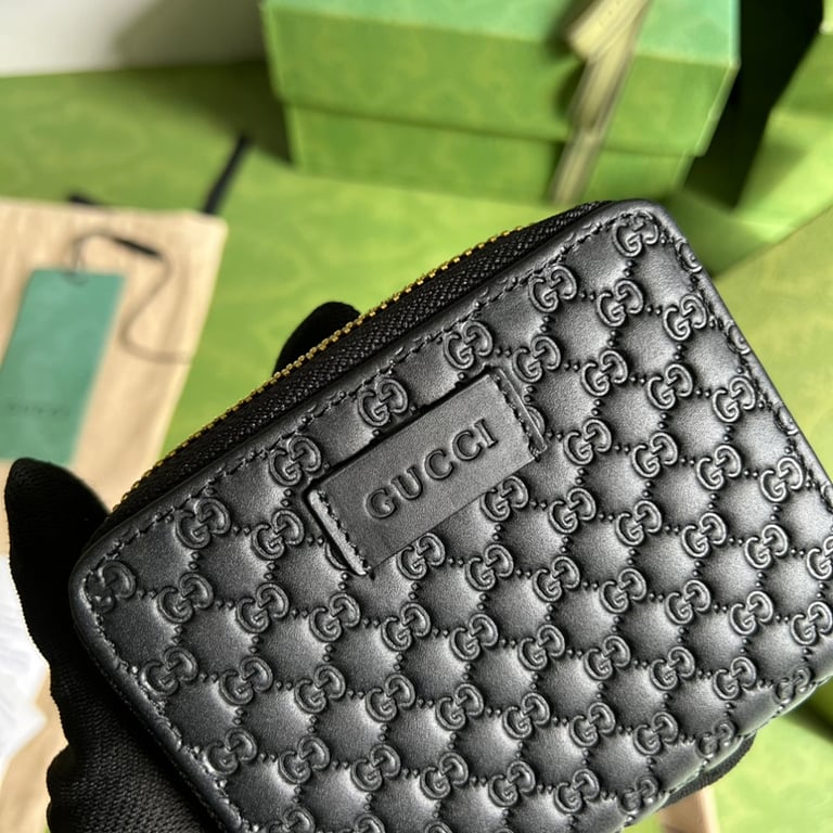 Gucci Microguccissima Wallet 449395 Black - 6
