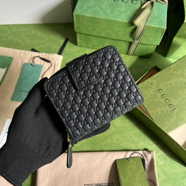 Gucci Microguccissima Wallet 449395 Black - 9