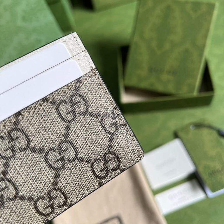 Gucci Ophidia GG Card Case 523159 White - 2
