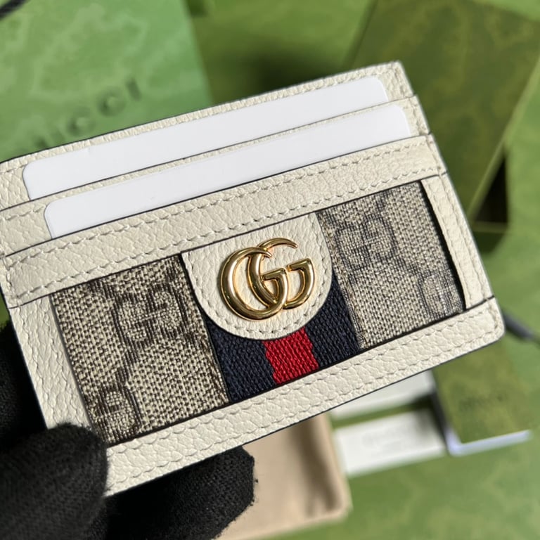 Gucci Ophidia GG Card Case 523159 White - 5