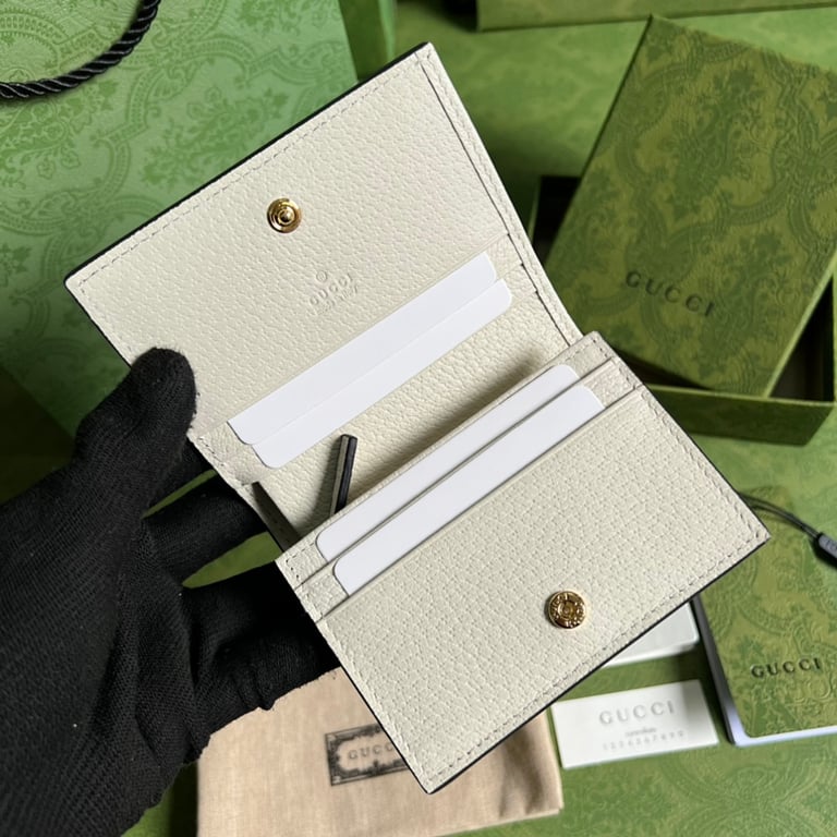 Gucci Ophidia GG Card Case White 523155 - 5