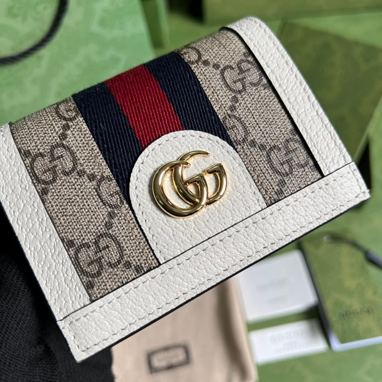 Gucci Ophidia GG Card Case White 523155 - 6