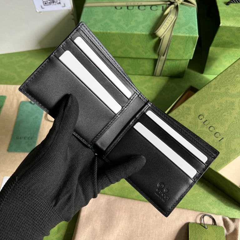 Gucci Microguccissima Leather Wallet Black - 4