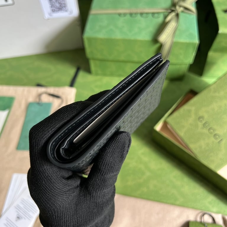Gucci Microguccissima Leather Wallet Black - 5