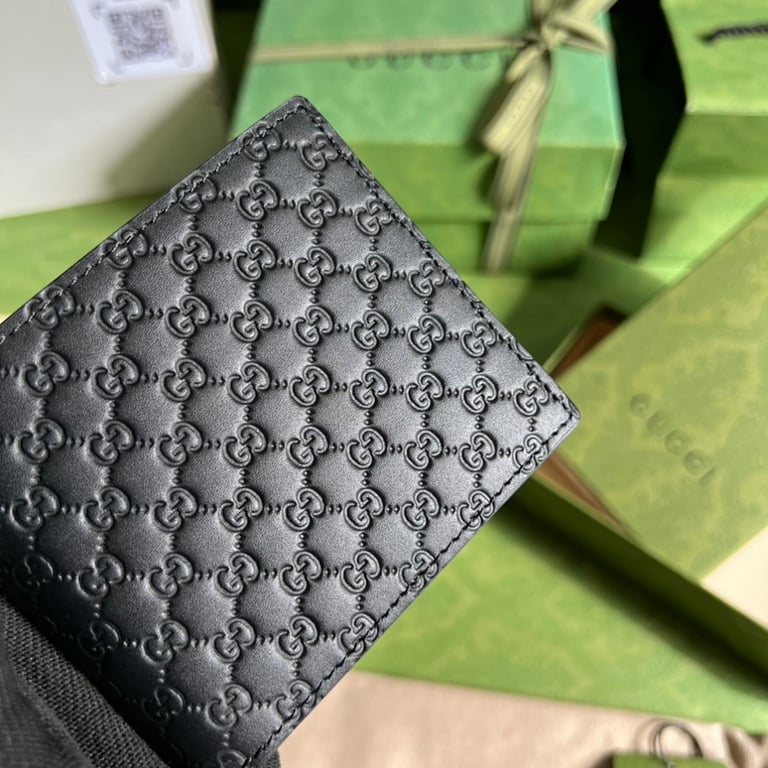 Gucci Microguccissima Leather Wallet Black - 6