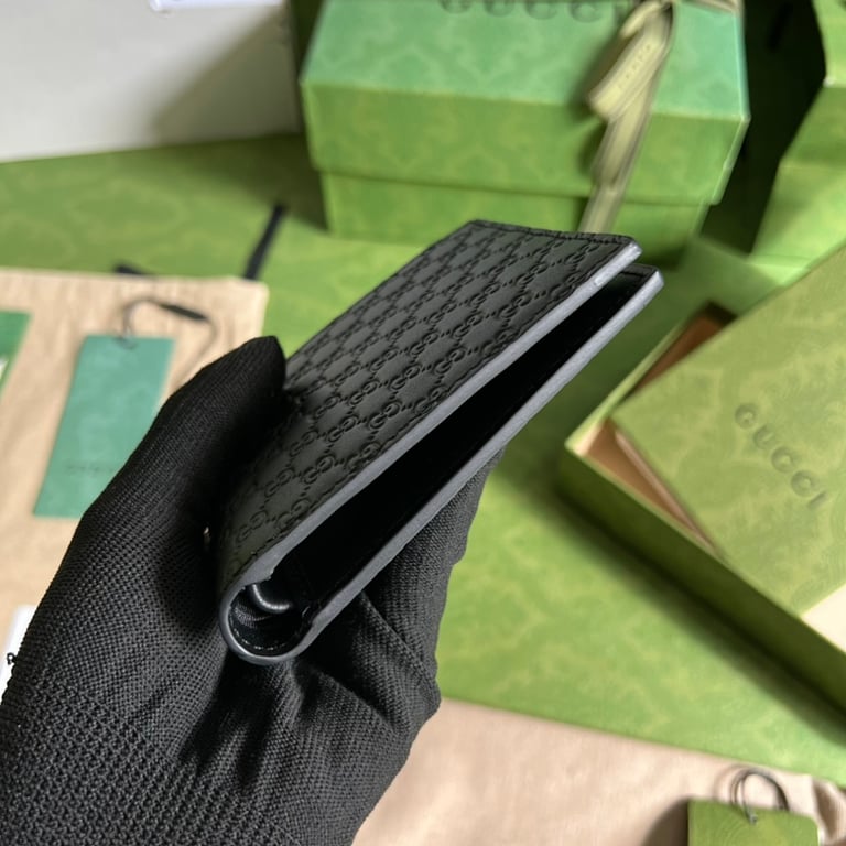 Gucci Microguccissima Leather Wallet Black - 7
