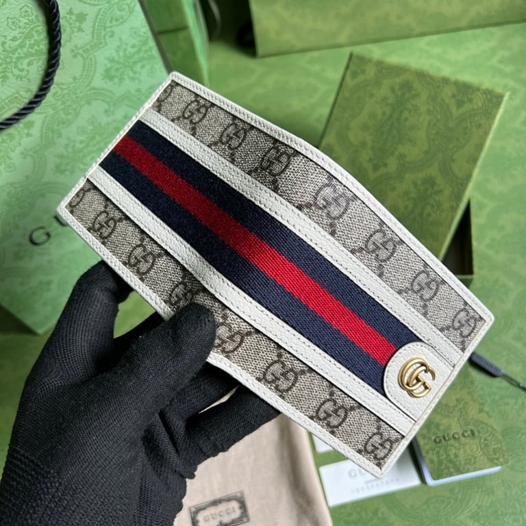 Gucci Ophidia GG Wallet 597606 White - 5