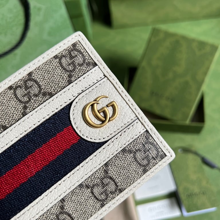 Gucci Ophidia GG Wallet 597606 White - 6