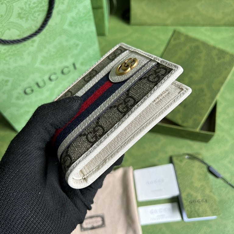 Gucci Ophidia GG Wallet 597606 White - 8