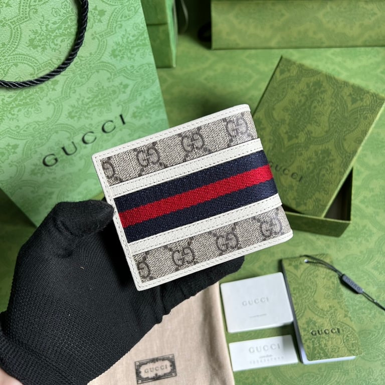 Gucci Ophidia GG Wallet 597606 White - 9