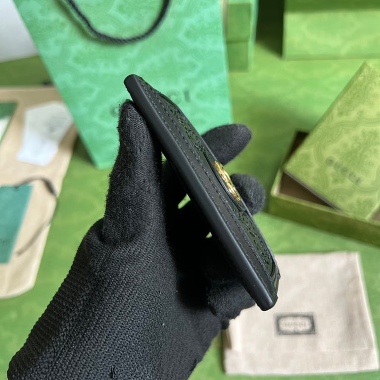 Gucci GG Matelassé Card Case Black - 8