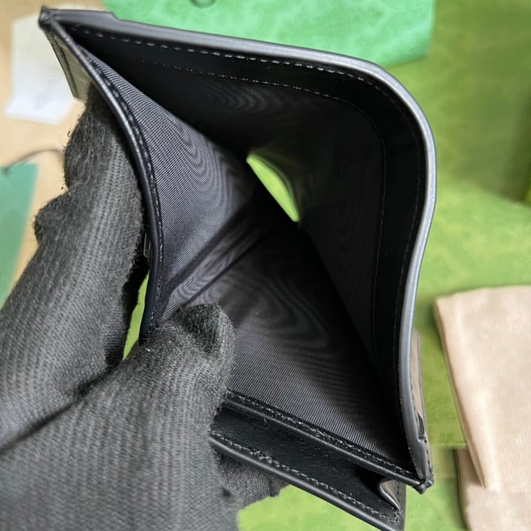 Gucci GG Matelassé Card Case 723786 Black - 2