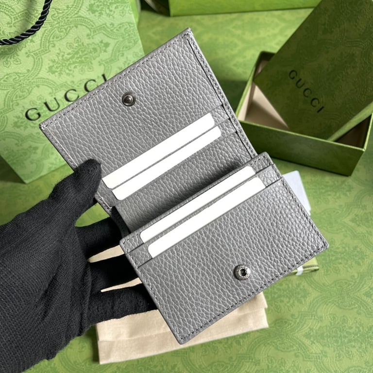 Gucci GG Marmont Card Case Grey - 5