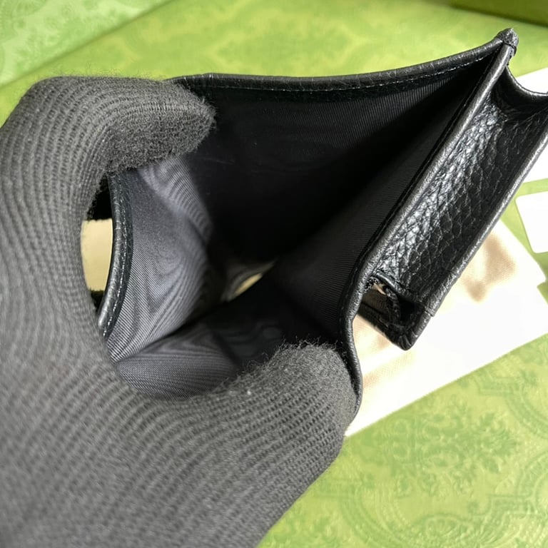Gucci GG Marmont Card Case Wallet Black - 2