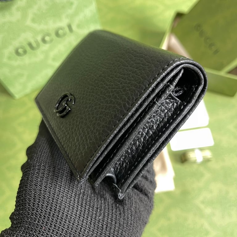 Gucci GG Marmont Card Case Wallet Black - 5