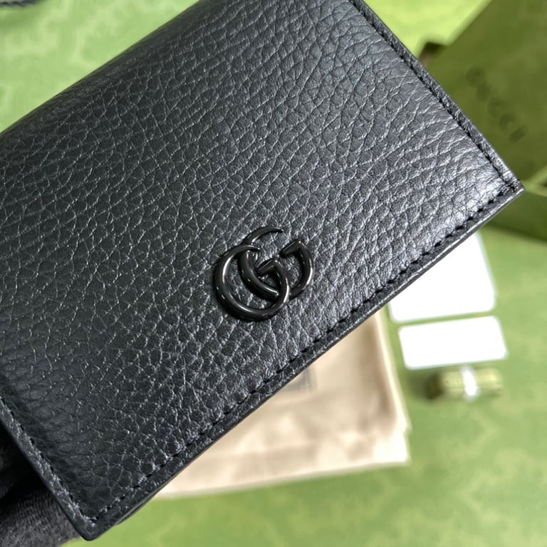 Gucci GG Marmont Card Case Wallet Black - 6