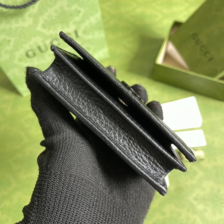 Gucci GG Marmont Card Case Wallet Black - 8