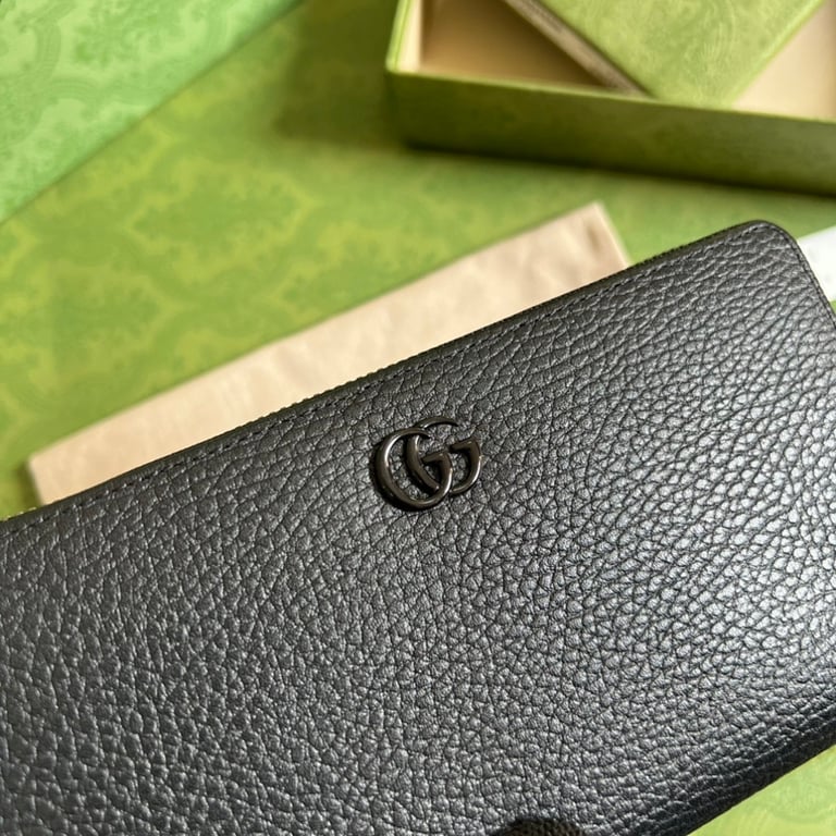 Gucci GG Marmont Zip Around Wallet Black - 5