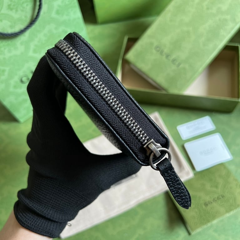Gucci GG Marmont Zip Around Wallet Black - 8