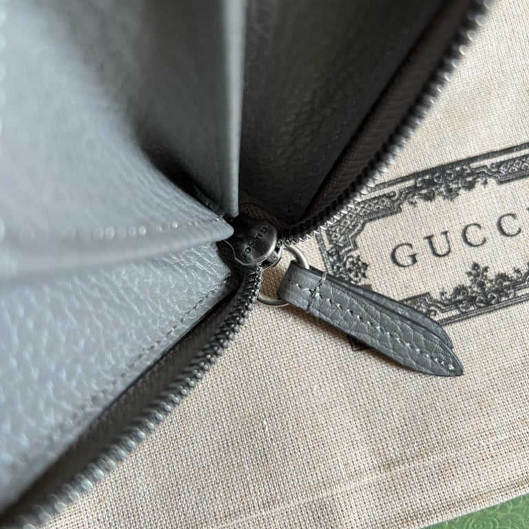 Gucci GG Marmont Zip Around Wallet Grey 456117 - 2