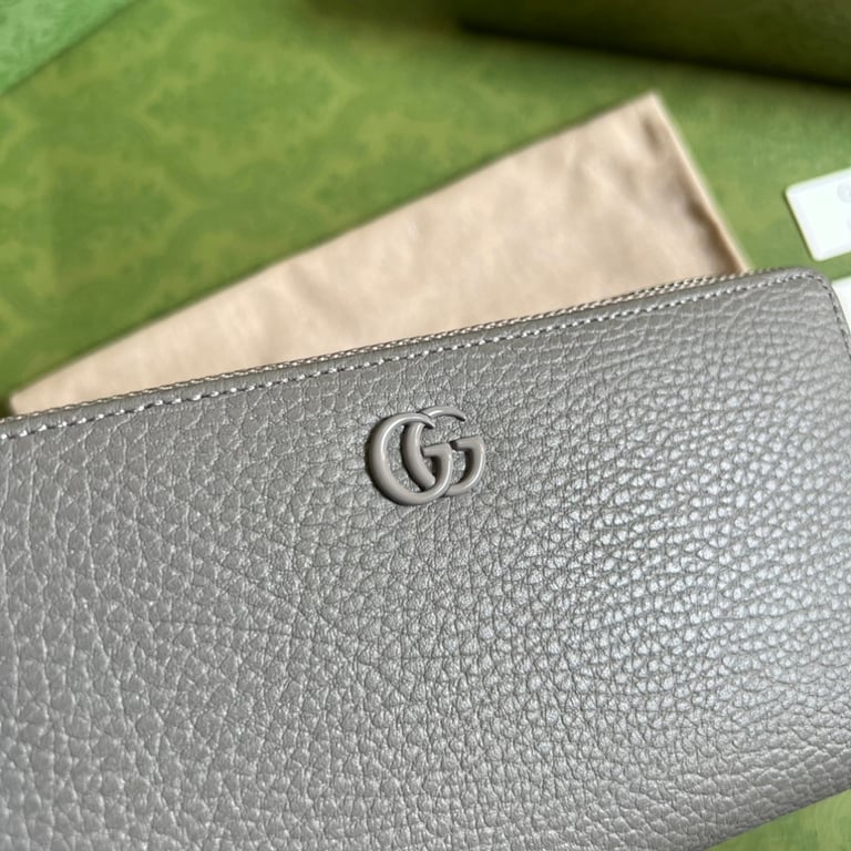 Gucci GG Marmont Zip Around Wallet Grey 456117 - 5
