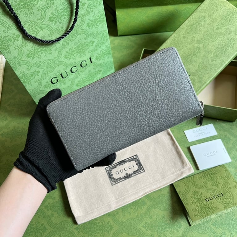 Gucci GG Marmont Zip Around Wallet Grey 456117 - 9