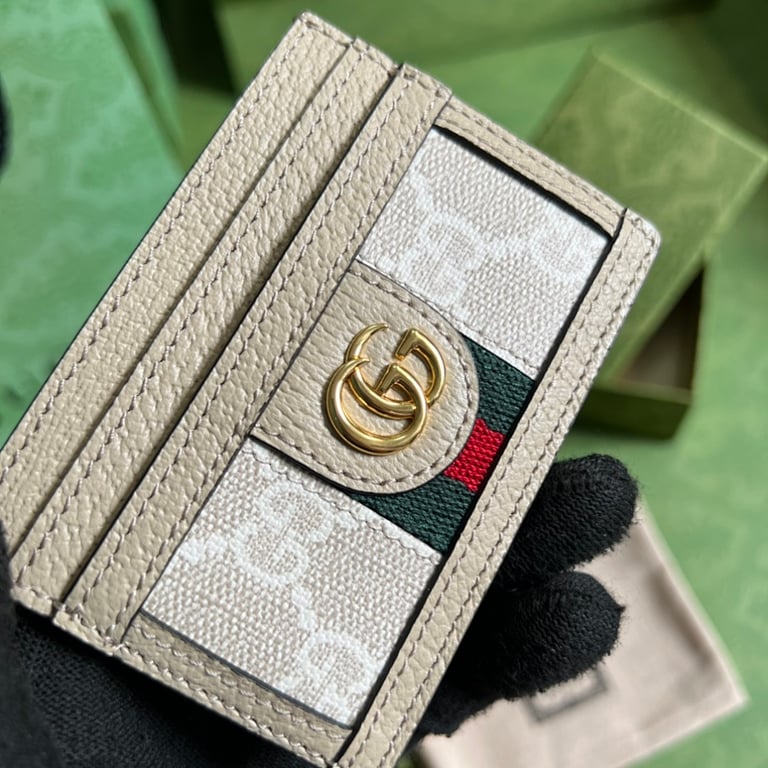 Gucci Ophidia GG Card Case Beige - 6