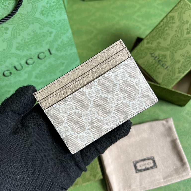 Gucci Ophidia GG Card Case Beige - 9