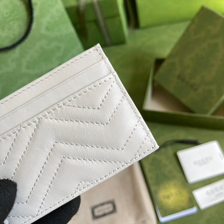 Gucci GG Marmont Card Case White 443127 - 3