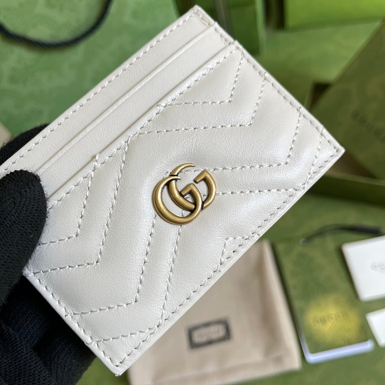 Gucci GG Marmont Card Case White 443127 - 5