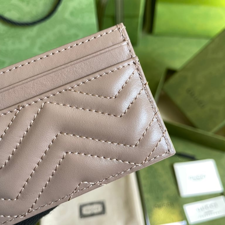 Gucci GG Marmont Card Case Beige - 3