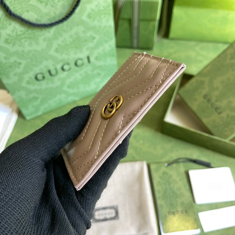 Gucci GG Marmont Card Case Beige - 7