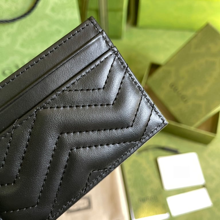 Gucci GG Marmont Card Case Black 443127 - 3
