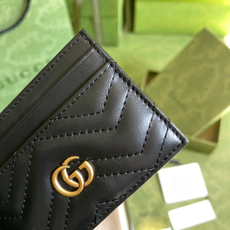Gucci GG Marmont Card Case Black 443127 - 4