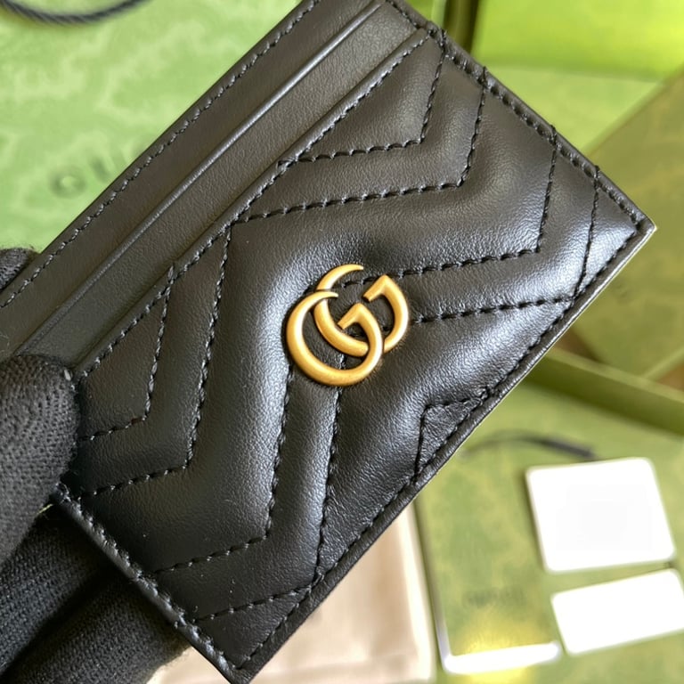 Gucci GG Marmont Card Case Black 443127 - 5