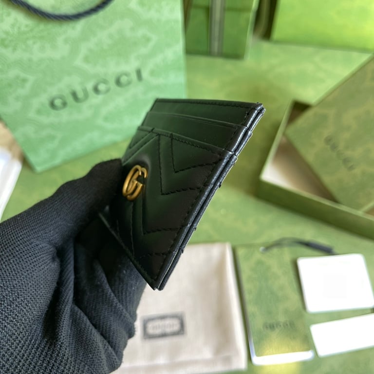 Gucci GG Marmont Card Case Black 443127 - 6